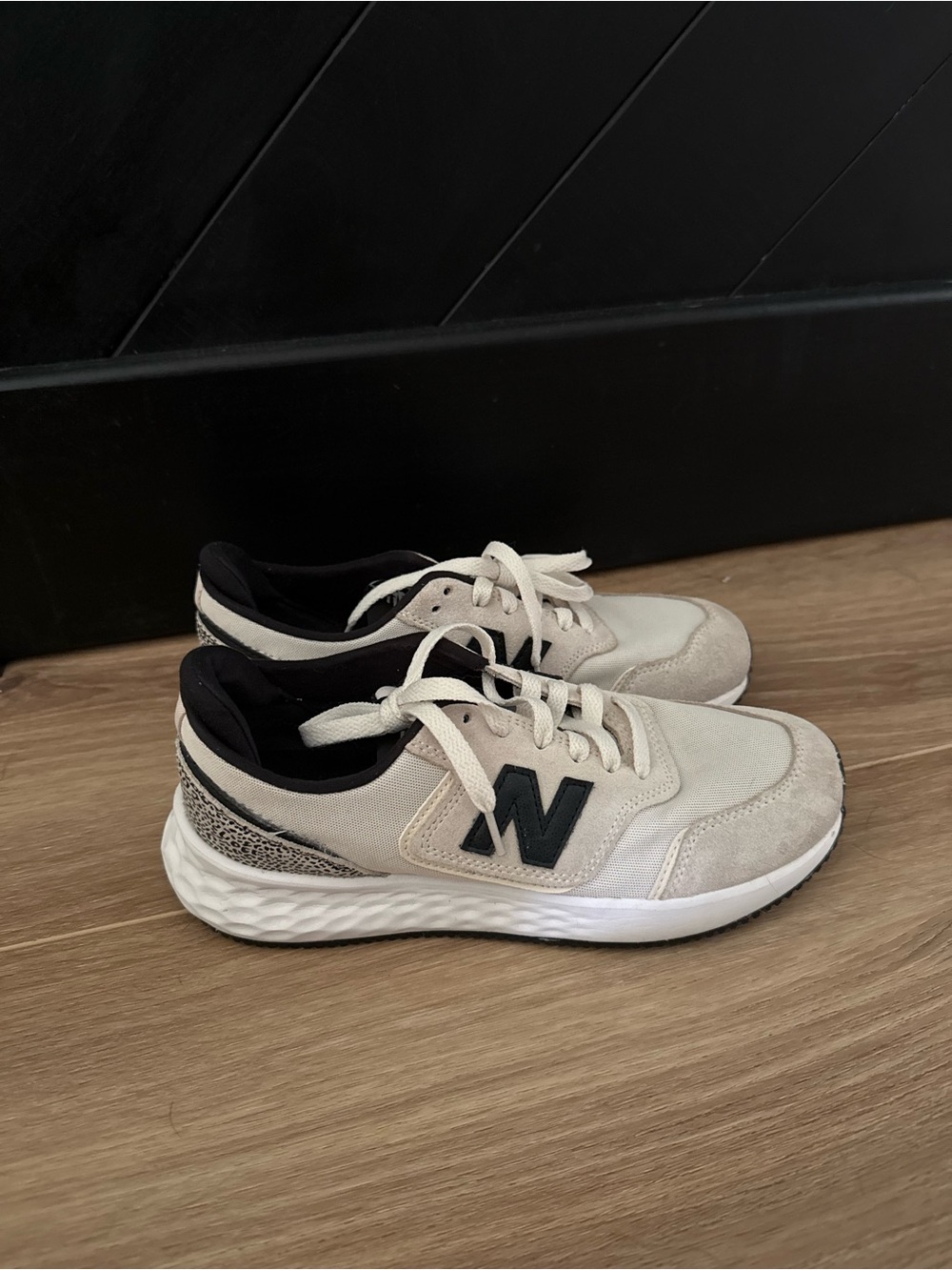 New Balance Fresh Foam X70 Sneaker - Off White/Black Leopard -
Women Size 8